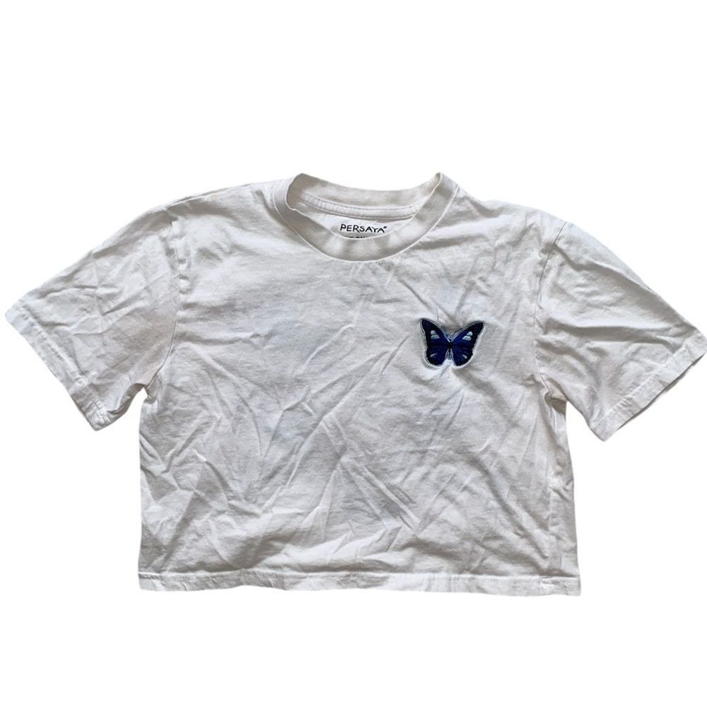 Persaya Butterfly Baby Girl Crop Top Size XS